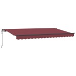vidaXL Cortina Retractabilă Burgundy 400 x 200 cm