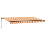 vidaXL Cortina Retractabilă Multicolour 400 x 200 cm