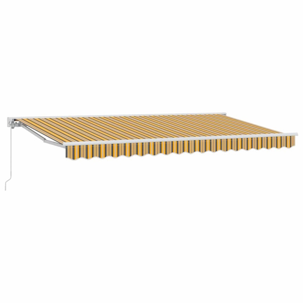 vidaXL Cortina Retractabilă Dungă Multicolor 400x200 cm țesătură