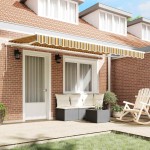 vidaXL Cortina Retractabilă Multicolour 400 x 200 cm