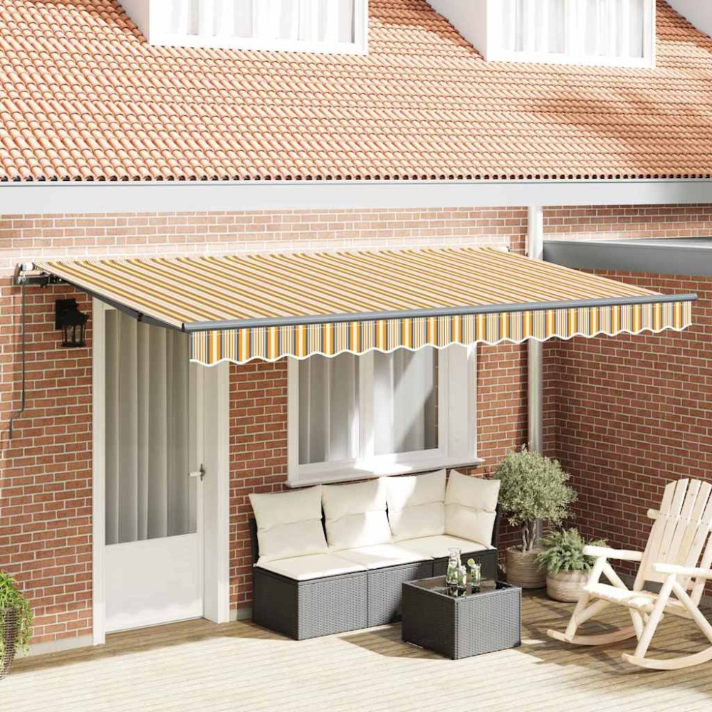 vidaXL Cortina Retractabilă Multicolour 400 x 200 cm