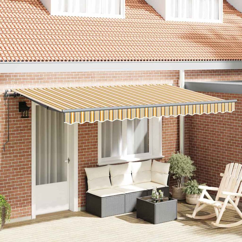 vidaXL Cortina Retractabilă Multicolour 400 x 200 cm