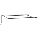 vidaXL Cortina Retractabilă Alb 400 x 200 cm Poliester și Aluminiu