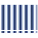 vidaXL Cortina Retractabilă Manual Albastru și alb 300 x 250 cm vidaXL Cortina Retractabilă Manual Albastru și alb 300 x 250 cm