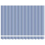 vidaXL Cortina Retractabilă Albastru și alb 300 x 250 cm țesătură
