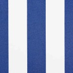 vidaXL Cortina Retractabilă Albastru și alb 300 x 250 cm țesătură