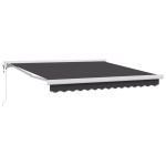 vidaXL Cortina Retractabilă Manual Antracit 300 x 250 cm vidaXL Cortina Retractabilă Manual Antracit 300 x 250 cm
