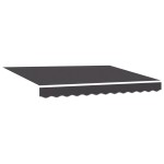 vidaXL Cortina Retractabilă Manual Antracit 300 x 250 cm vidaXL Cortina Retractabilă Manual Antracit 300 x 250 cm