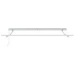 vidaXL Umbrelă Retractabilă Manuală Portocalie și Maro 300x250 cm