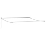 vidaXL Viața XL Marchează Manual Retractabil Portocalie și Maro, 300x250 cm