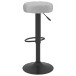 vidaXL Scaune de bar, 2 buc., gri , catifea vidaXL Scaune de bar, 2 buc., gri , catifea