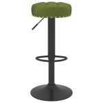vidaXL Scaune de bar, 2 buc., verde deschis, catifea vidaXL Scaune de bar, 2 buc., verde deschis, catifea
