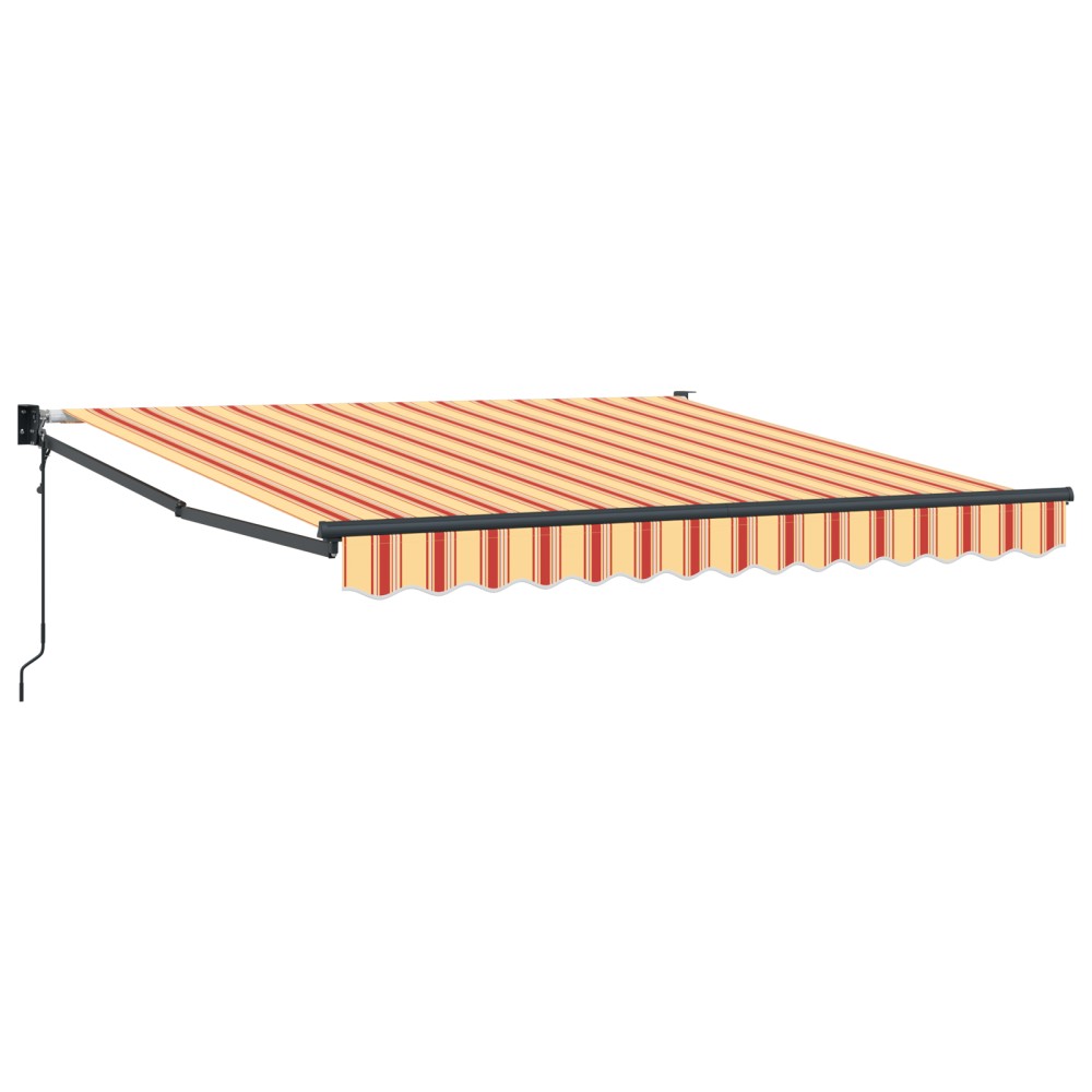 vidaXL Pânză Retractabilă Galbenă și Portocalie 300 x 250 cm