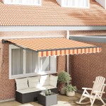 vidaXL Cortina Retractabilă Manual Multicolour 300 x 250 cm