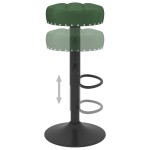 vidaXL Scaune de bar, 2 buc., verde închis, catifea vidaXL Scaune de bar, 2 buc., verde închis, catifea