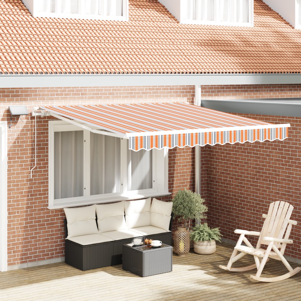 vidaXL Cortina Retractabilă with Manual 300 x 250 cm Multicolour