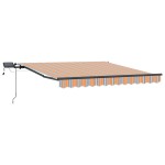 vidaXL Cortina Retractabilă Manual Multicolour 300 x 250 cm țesătură
