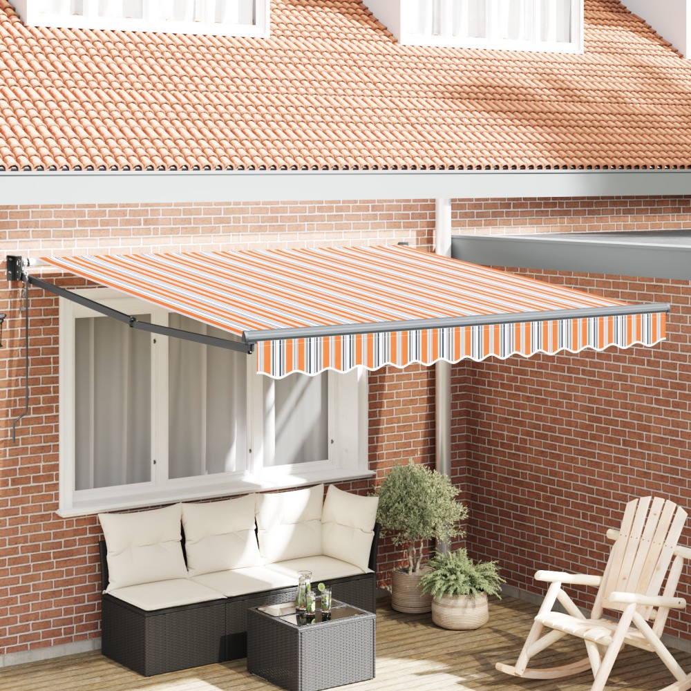 vidaXL Cortina Retractabilă Multicolour 300 x 250 cm țesătură