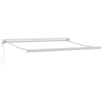 vidaXL Umbrelă Retractabilă Automată Multicolor 300 x 250 cm