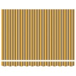 vidaXL Umbrelă Retractabilă Automată Multicolor 300 x 250 cm