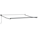 vidaXL Umbrela retractabilă automată, neagră, 300 x 250 cm vidaXL Umbrela retractabilă automată, neagră, 300 x 250 cm