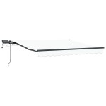 Marchiză Retractabilă Manuală vidaXL cu LED Alb 300x250 cm Marchiză Retractabilă Manuală vidaXL cu LED Alb 300x250 cm