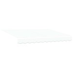 vidaXL Cortina Retractabilă Alb 300 x 250 cm Material textil, Metal