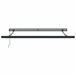 vidaXL Cortina Retractabilă Alb 300 x 250 cm Material textil, Metal
