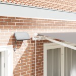 vidaXL Cortina Retractabilă Manual Gri deschis 300 x 250 cm