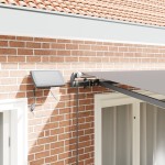 Marcheza retractabilă manuală vidaXL cu LED Gri deschis 300x250 cm Marcheza retractabilă manuală vidaXL cu LED Gri deschis 300x250 cm