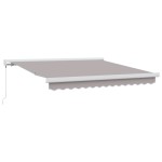 vidaXL Cortina Retractabilă Gri deschis 300 x 250 cm