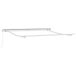 Marchiză manuală retractabilă roșie 300x250 cm Marchiză manuală retractabilă roșie 300x250 cm