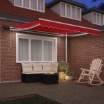 vidaXL Cortina Retractabilă with Manual 300 x 250 cm Roșu vidaXL Cortina Retractabilă with Manual 300 x 250 cm Roșu