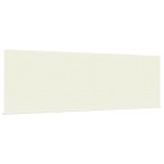 vidaXL Cortina Retractabilă Crem 350 x 250 cm Material textil, Metal
