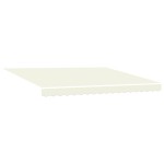 vidaXL Cortina Retractabilă Crem 350 x 250 cm Material textil, Metal