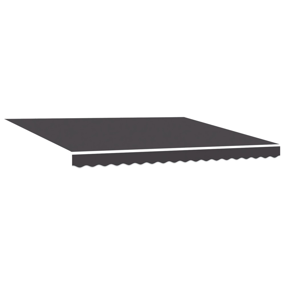 vidaXL Cortina Retractabilă Manual portocaliu și alb 350 x 250 cm