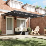 vidaXL Cortina Retractabilă Portocalie și albă 350 x 250 cm vidaXL Cortina Retractabilă Portocalie și albă 350 x 250 cm