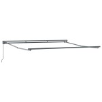 vidaXL Cortina Retractabilă Portocalie și albă 350 x 250 cm vidaXL Cortina Retractabilă Portocalie și albă 350 x 250 cm
