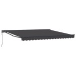 vidaXL Cortina Retractabilă Manual portocaliu și alb 350 x 250 cm vidaXL Cortina Retractabilă Manual portocaliu și alb 350 x 250 cm