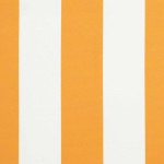 vidaXL Cortina Retractabilă Galben și alb 350 x 250 cm