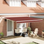 vidaXL Cortina Retractabilă Manual Antracit 350 x 250 cm vidaXL Cortina Retractabilă Manual Antracit 350 x 250 cm