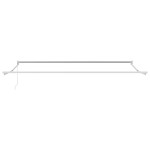 vidaXL Pergolă retractabilă manuală portocalie și maro 350x250 cm vidaXL Pergolă retractabilă manuală portocalie și maro 350x250 cm