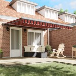 vidaXL Cortina Retractabilă portocaliu și maro 350 x 250 cm țesătură vidaXL Cortina Retractabilă portocaliu și maro 350 x 250 cm țesătură