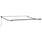 vidaXL Pergolă retractabilă manuală, portocalie și maronie, 350x250 cm vidaXL Pergolă retractabilă manuală, portocalie și maronie, 350x250 cm