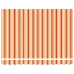 vidaXL Umbrela retracabilă manuală portocalie și roșie, 350x250 cm