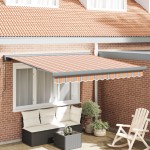 vidaXL Cortina Retractabilă Multicolour 350 x 250 cm vidaXL Cortina Retractabilă Multicolour 350 x 250 cm