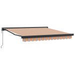 vidaXL Cortina Retractabilă Manual Multicolour 350 x 250 cm