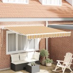 vidaXL Cortina Retractabilă Multicolour 350 x 250 cm