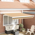 vidaXL Cortina Retractabilă Multicolour 350 x 250 cm vidaXL Cortina Retractabilă Multicolour 350 x 250 cm