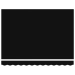 vidaXL Cortina Retractabilă Negru 350 x 250 cm Poliester și metal